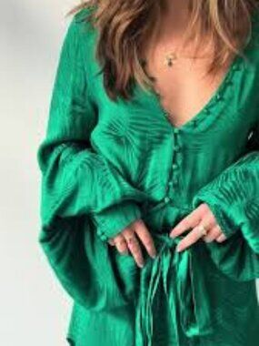 NWT Rat & Boa Green Harlequin Mini Dress M
